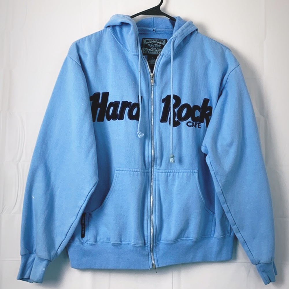 Women Hard Rock Café Hoodie/ Size:L